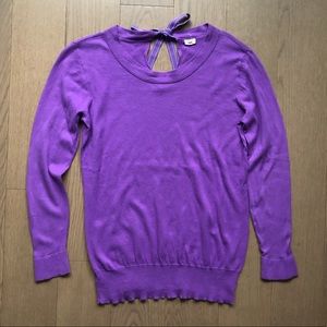 J. Crew Purple Long Sleeve Top